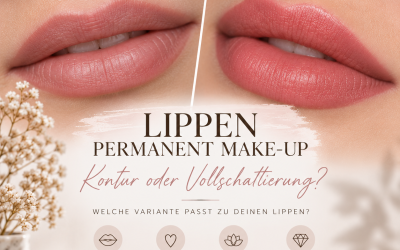 Lippen Permanent Make-up: Kontur oder Vollschattierung?